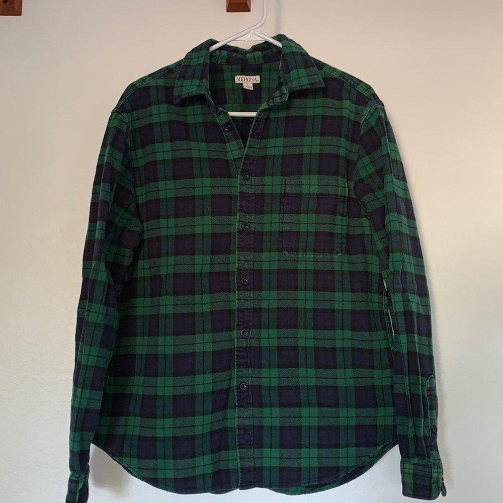 Merona Men's Standard Fit Premium Flannel Long Sleeve Button-Down Shirt